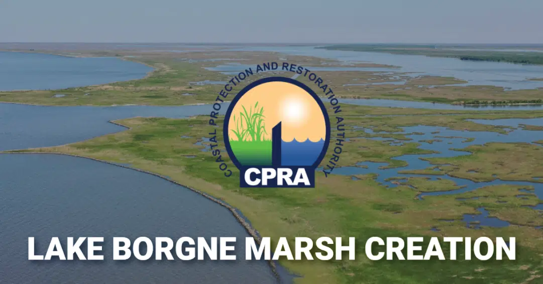 Construction begins on the Lake Marsh Creation Project