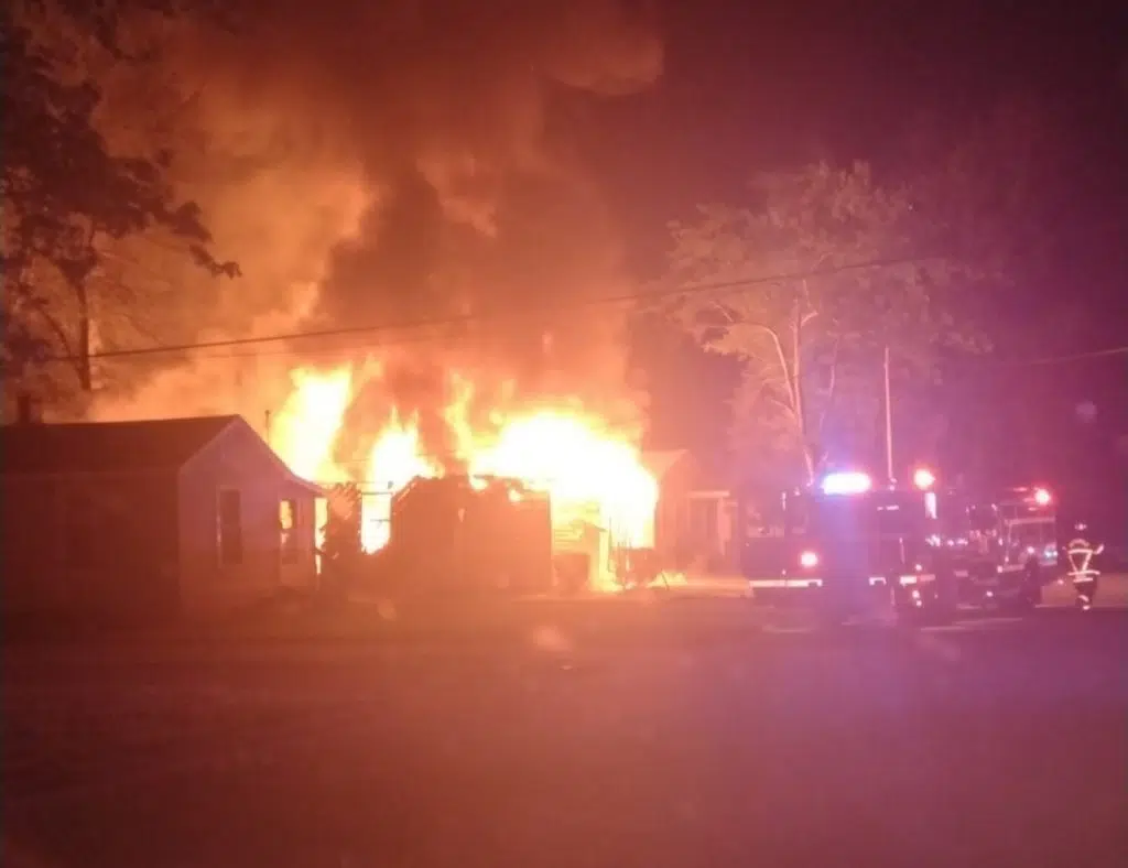 Early Morning Structure Fire on Ferry Street in Metropolis - WMOK 