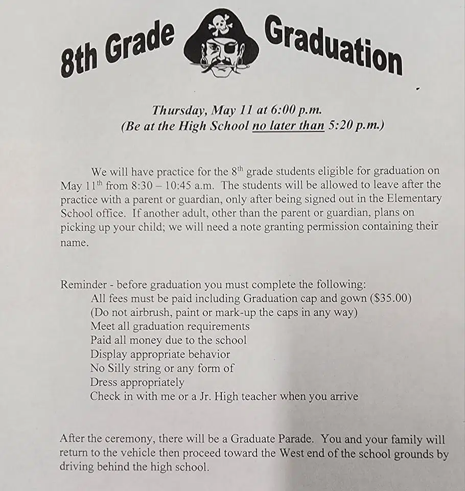 Announcement to all graduates of the past years