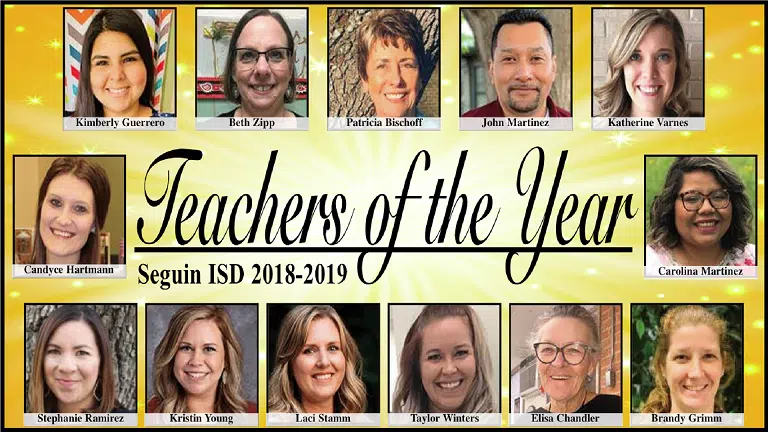 Seguin ISD Teachers of the Year announced | Seguin Today