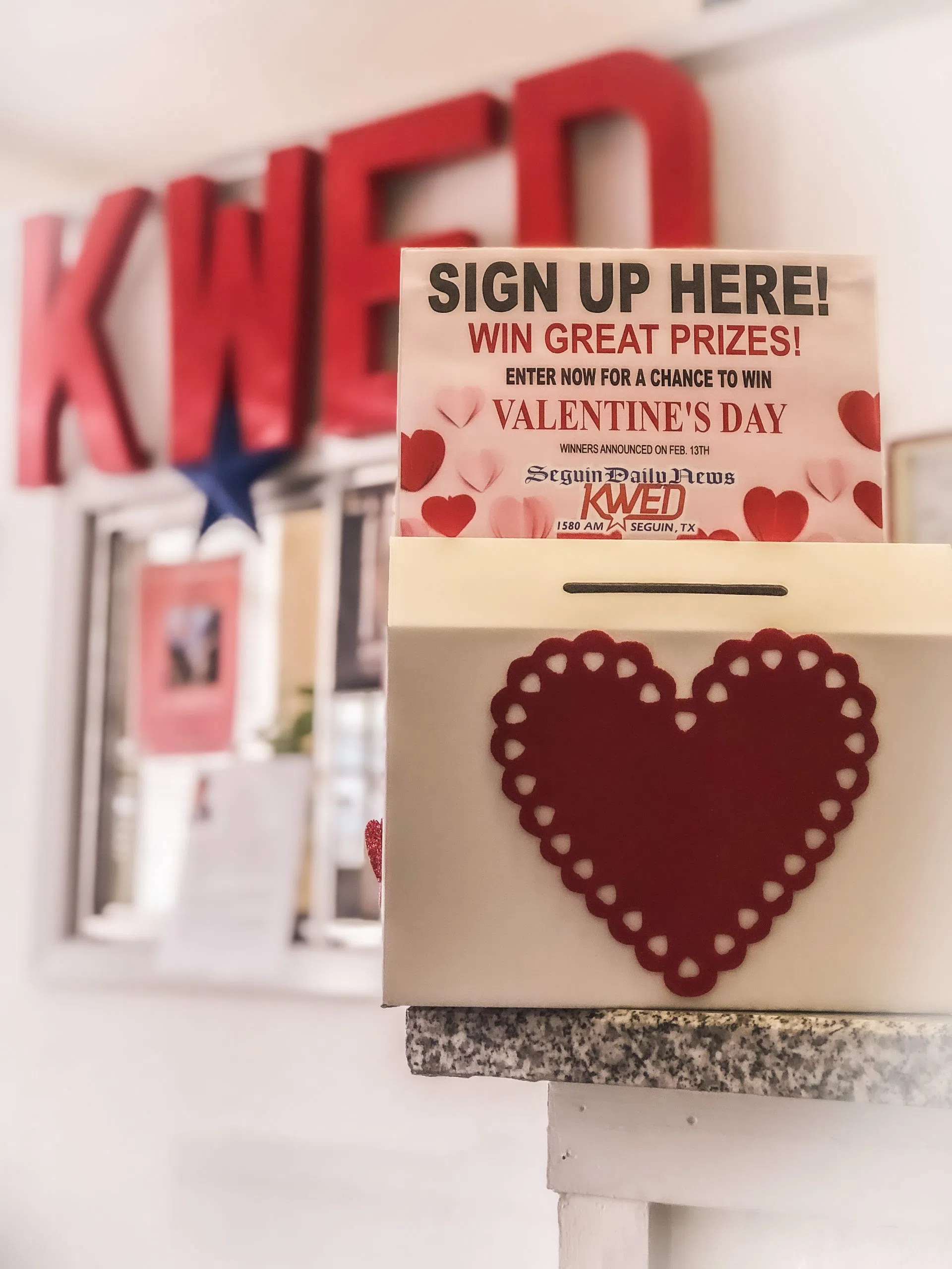 KWED’s Best Ever Valentine’s Day Contest returns to local stores