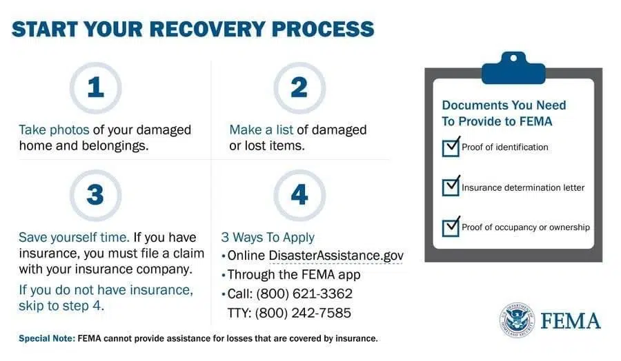 FEMA assistance now available for local homeowners