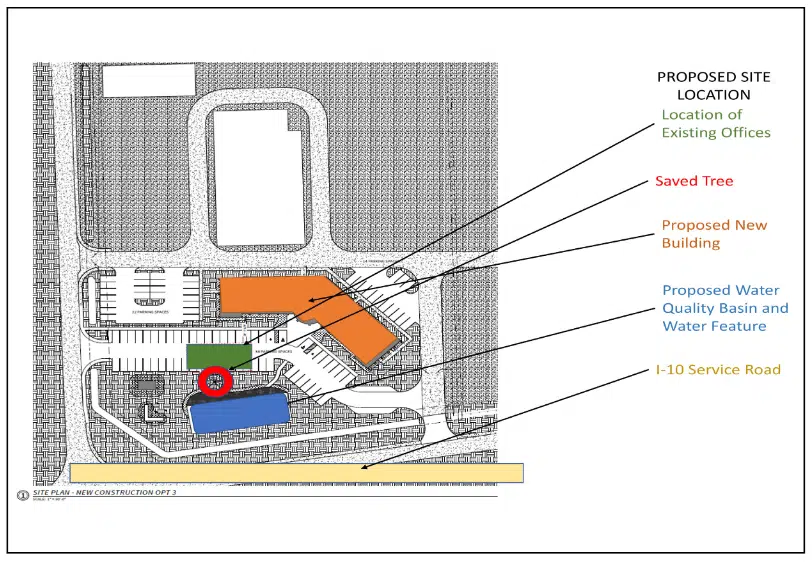 Plans for a future Guadalupe County Development Center in the works