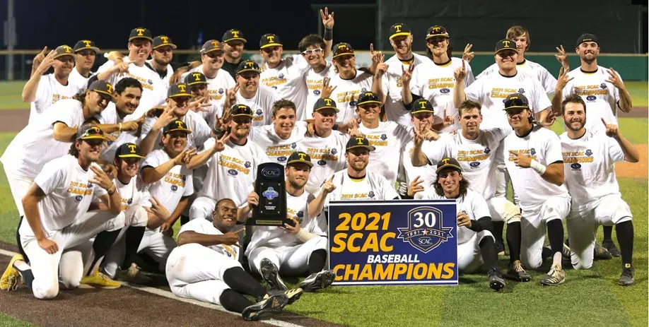 TLU baseball survives highest scoring title game in SCAC history to ...