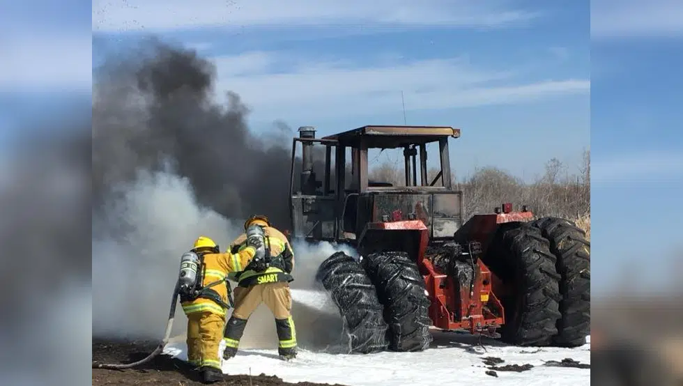 Melfort Fire dept. responds to tractor fire northeastNOW