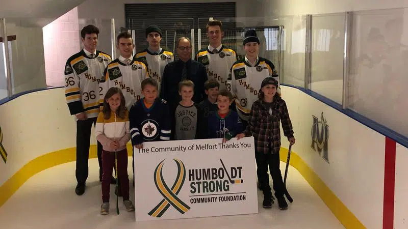 City Of Melfort Humboldt Broncos Officially Unveil New Mini Rink