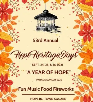 It is almost time for Hope Heritage Days