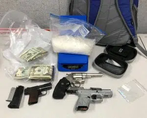 State police seize drugs, guns after I-65 traffic stop