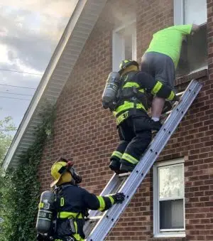 Public safety personnel honored for fire rescue