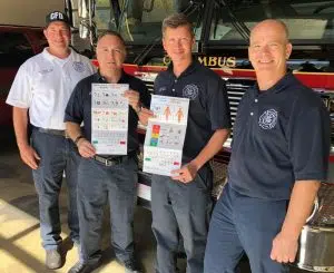 Columbus Fire Department granted picture communication boards