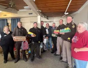 ‘Pack-A-Patrol-Car’ delivered 6,000 pounds of food