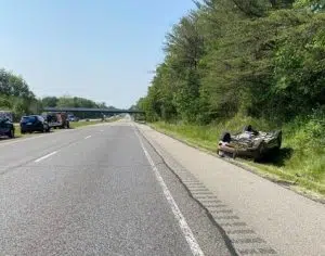 Columbus woman seriously injured in one-vehicle crash