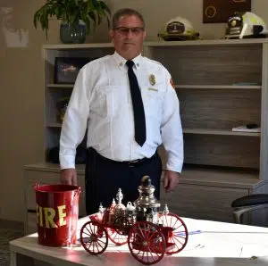 Seymour celebrates Fire Chief Lucas, remodel of Station #1