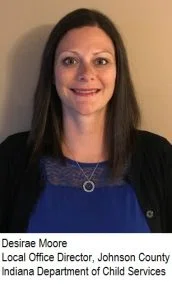 Desirae Moore with caption