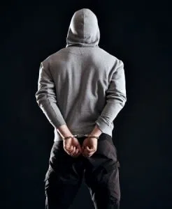 17935136 - man arrested as a consequence of his crime