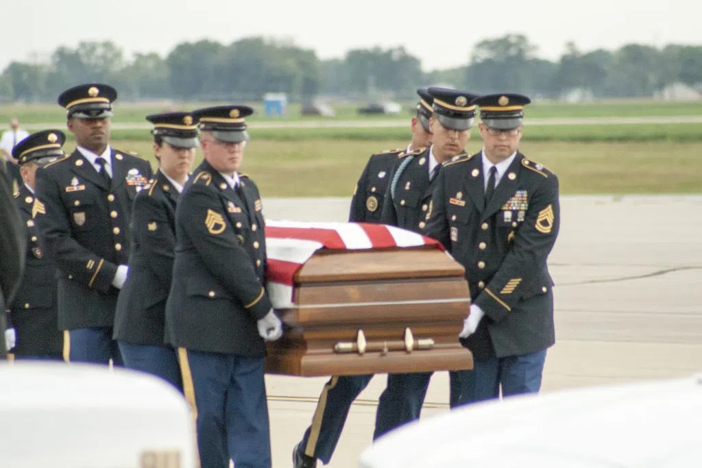 Columbus residents honor fallen soldier with procession ride Local
