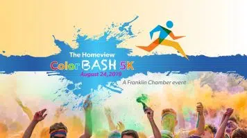 Franklin Chamber hosts first ever Color Bash 5k