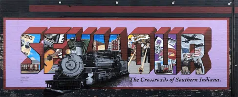 Seymour Main Street Mural finished