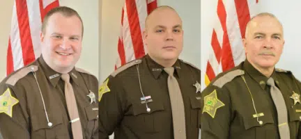 Three officers promoted at BCSO | Local News Digital