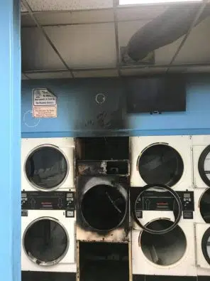 CFD extinguishes small fire at laundromat