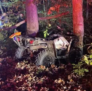 Two seriously hurt in Jackson County ORV crash