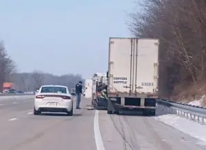 Semi driver busted near Seymour