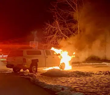 BCSO Deputies pull burning vehicle away from home