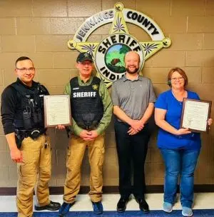 Jennings County first responders receive awards