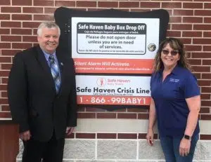 Franklin dedicates Baby Box