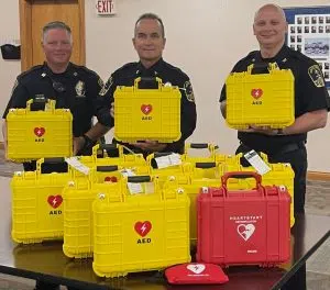 Franklin Police Department adds AEDs