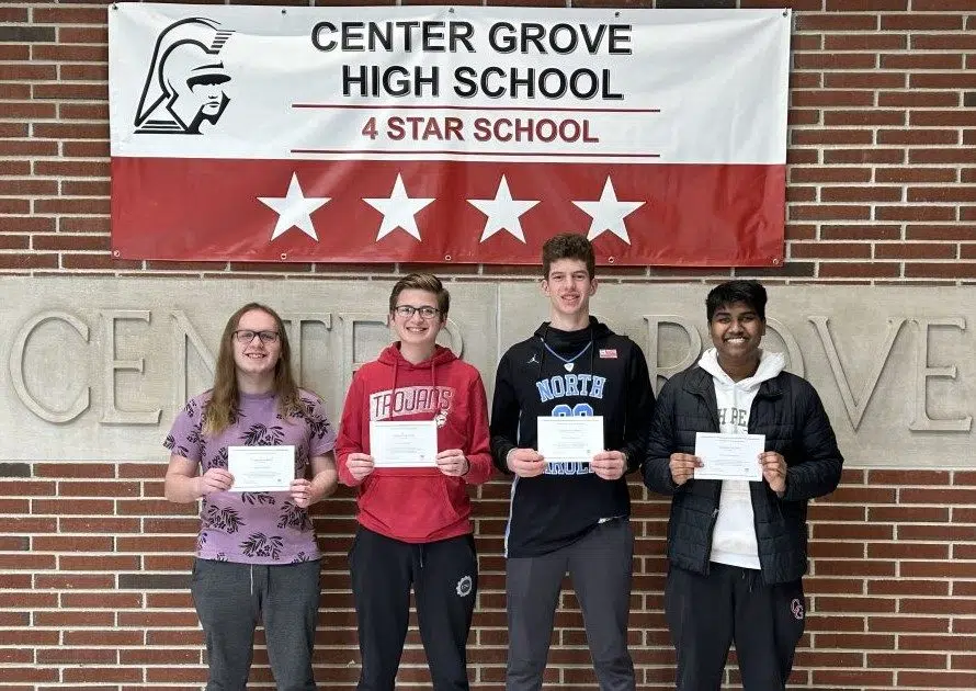 Four Center Grove seniors awarded as national merit finalists Local