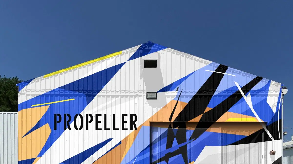 Propeller unveils new mural design in Columbus KORN Country 100.3