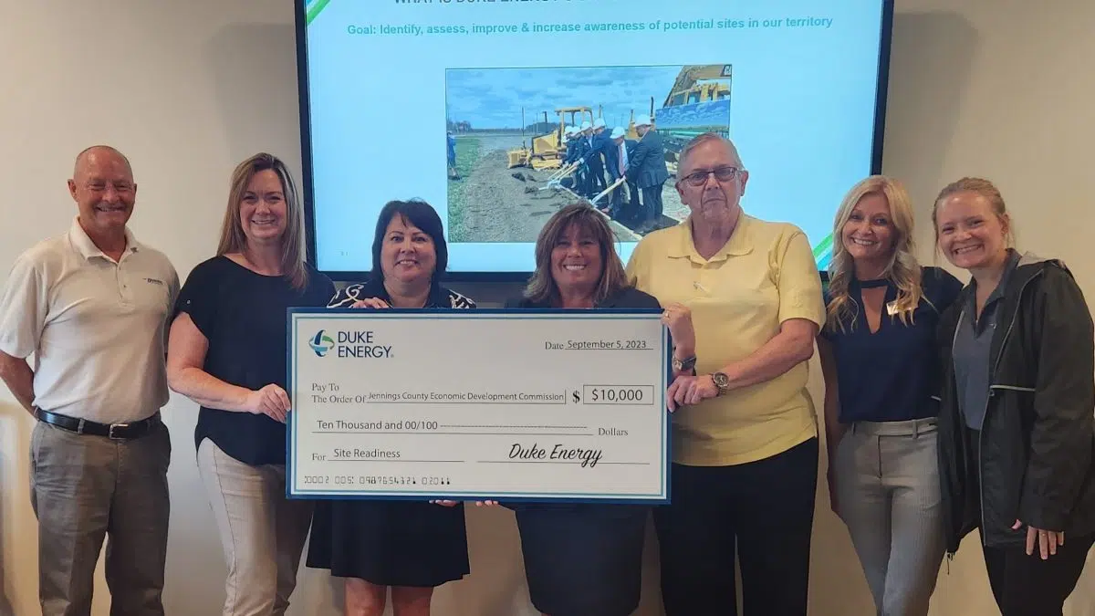 Jennings County gets economic development help from Duke Energy KORN