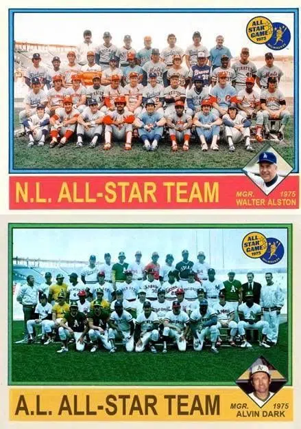 1975 MLB All-Star Game at Milwaukee, WS | American baseball league ...