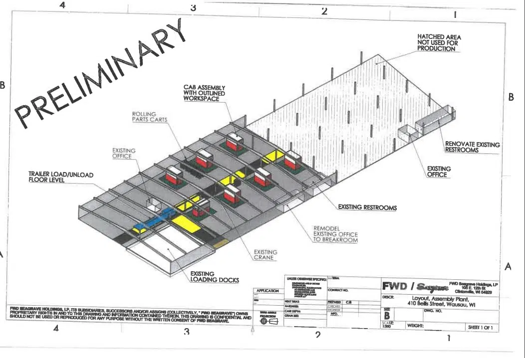 Seagrave Fire Equipment Planning Wausau Expansion WDEZ 101.9 FM Great