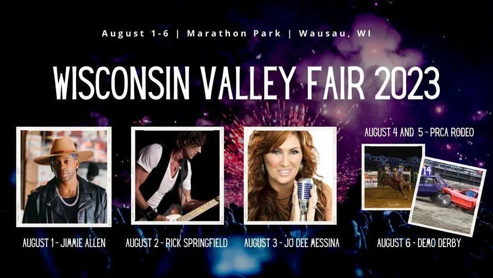 Wisconsin Valley Fair Announces Concert Lineup WDEZ 101.9 FM Great