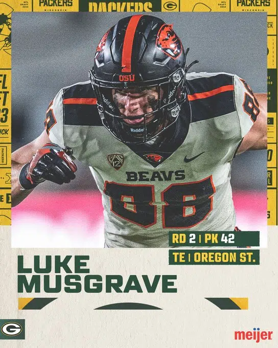 Why Luke Musgrave and Jayden Reed were drafted by the Green Bay