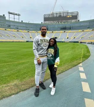 Simone Biles Packer Green Bay Sweater