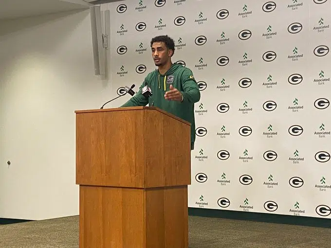 Confident Jordan Love addresses media for first time as Packers starting QB