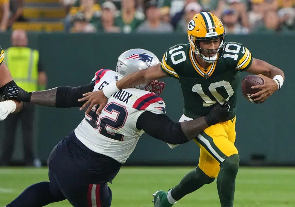 Top Packers PFF Grades vs Patriots: Doubs & Love Shine For Second Straight  Week, WSAU News/Talk 550 AM · 99.9 FM