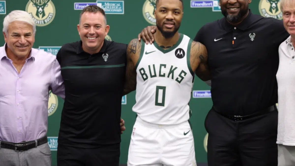 Bucks Media Day: Damian Lillard & Bucks Front Office Talk Blockbuster ...