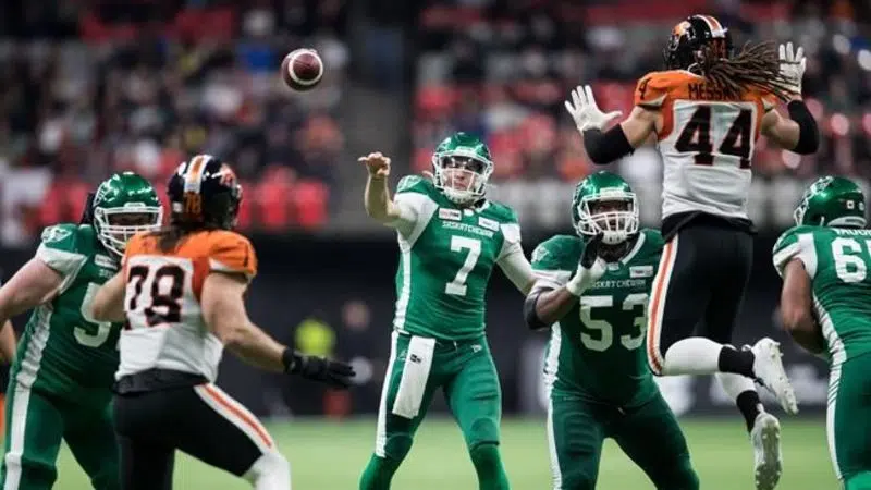 Saskatchewan Roughrider QB Cody Fajardo named CFL's top performer for  August