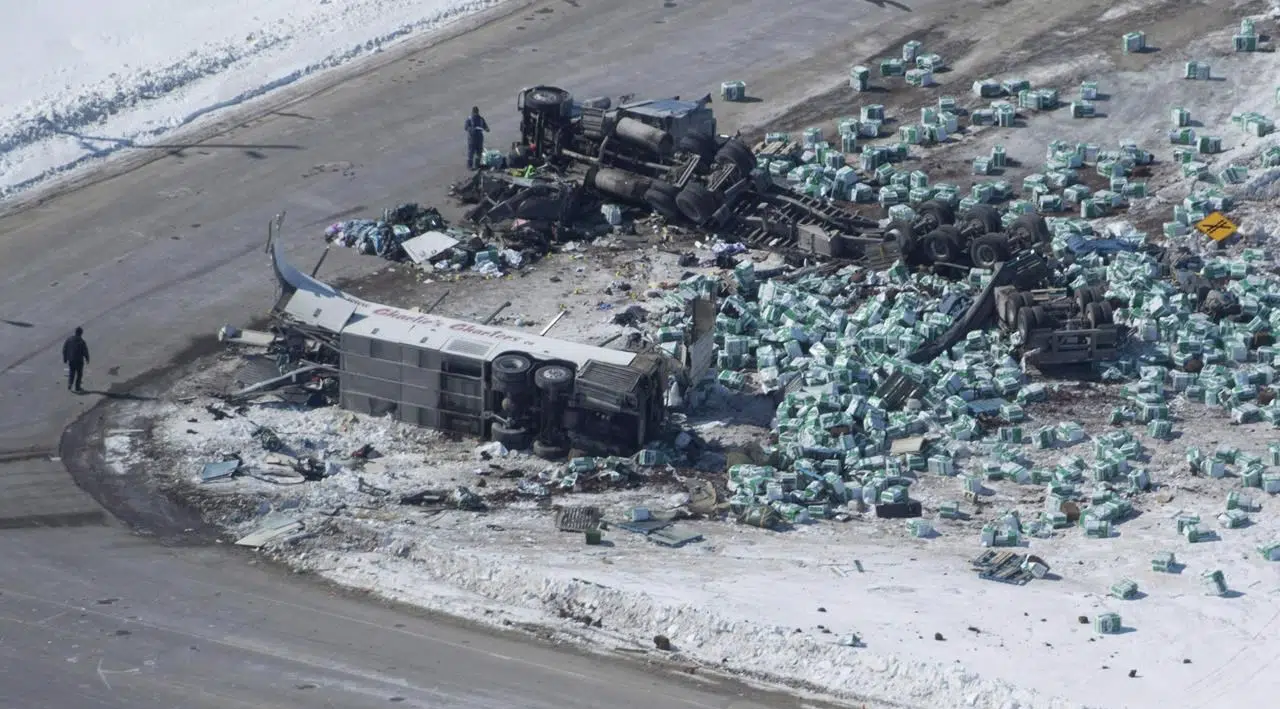 Truck driver faces 29 charges in Humboldt Broncos crash