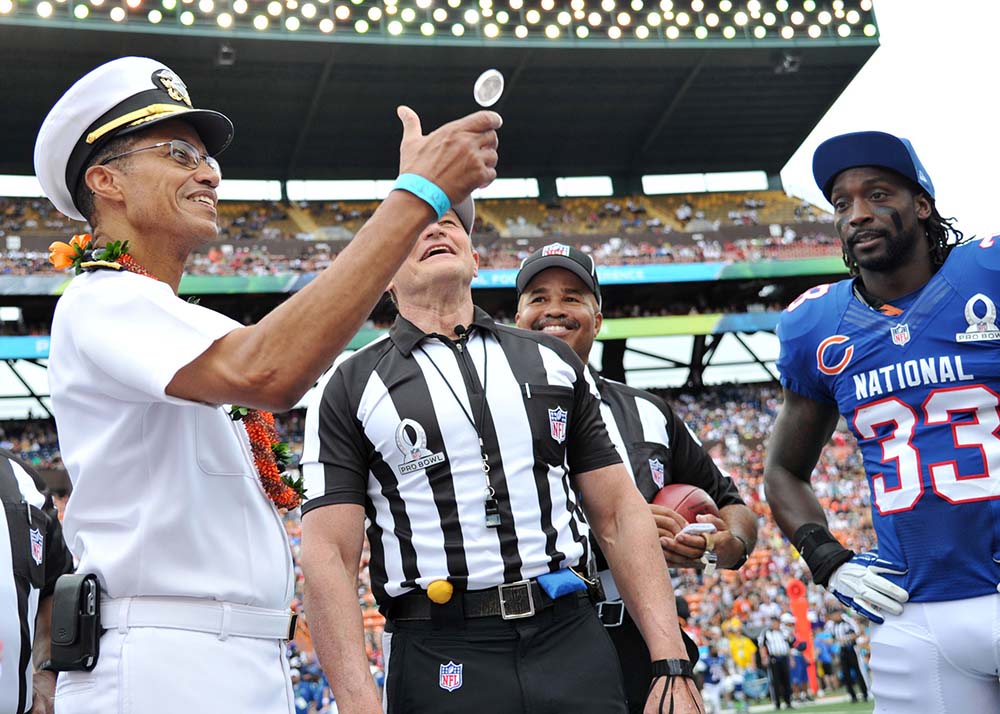 pro bowl coin toss