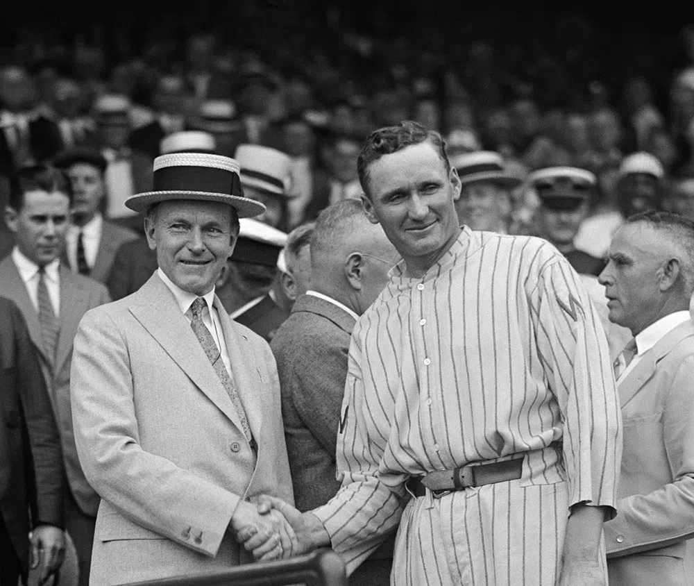 Calvin Coolidge straw hat