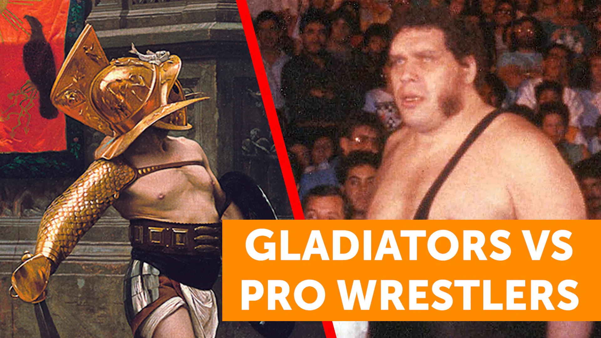 gladiators vs pro wrestlers
