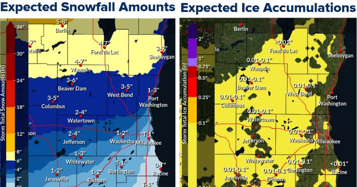 Messy Winter Storm Poised to Dump Mix Over Large Area - Vimarsana News