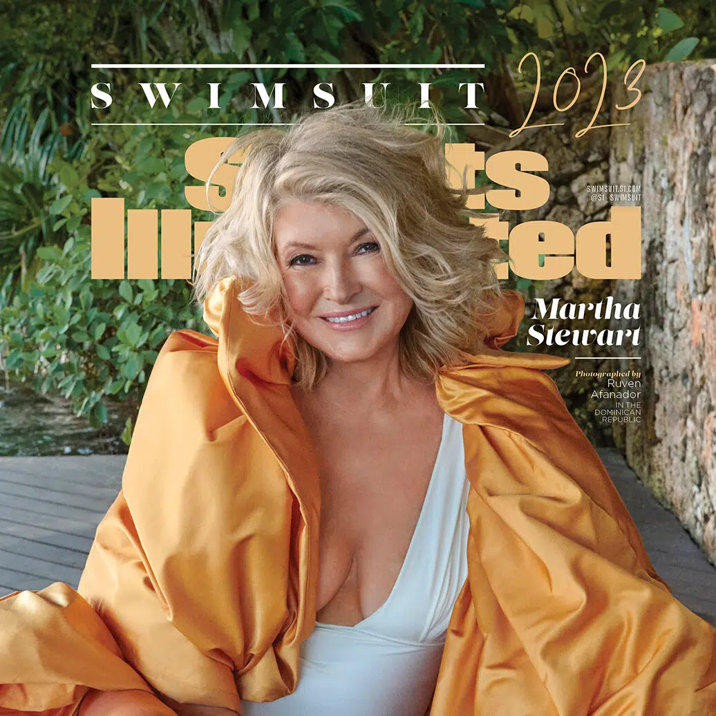 Martha Stewart is a stone cold fox on the cover of the SI Swimsuit issue.