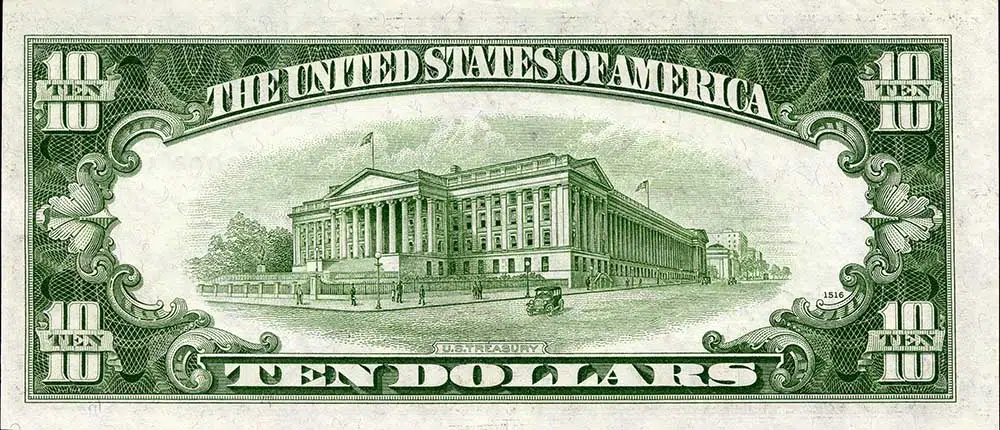 1953 ten dollar bill