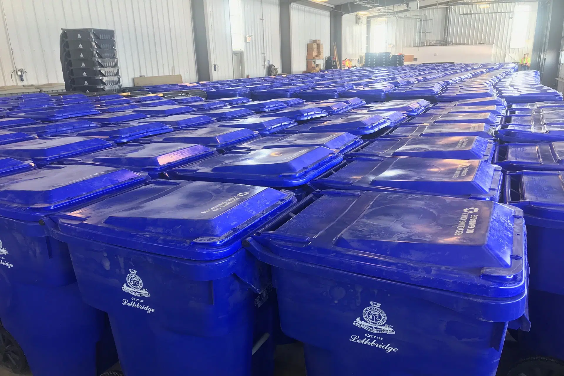 Lethbridge blue bin cart delivery begins Tuesday Lethbridge News Now